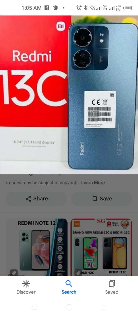 Buy Xiaomi Redmi 13C 6GB 128GB with Cheapest Price in Lahore, Pakistan